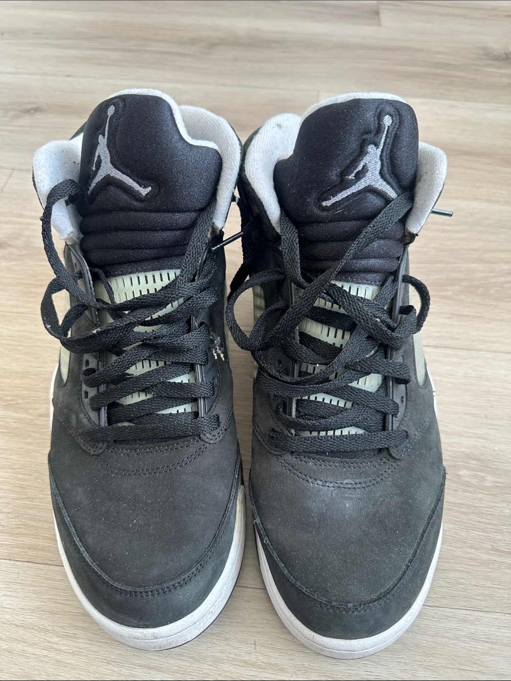 Pre owed Jordan 5 Retro Mid Oreo Size 12 Moonlight Black White OG Rare Men’s